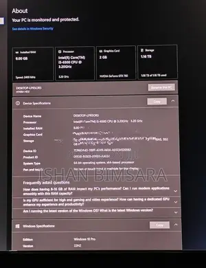 I5 6th Gen Full Set Pc