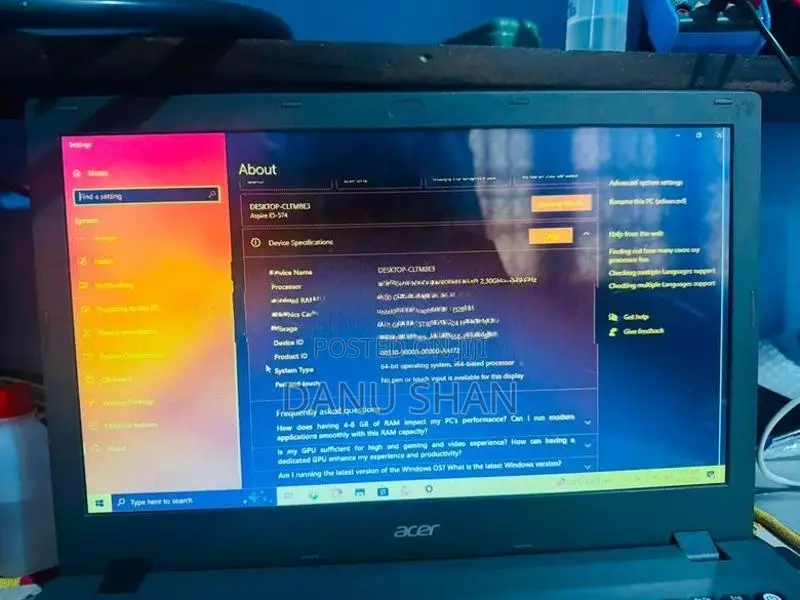 Acer Aspire E5-574 i3-6th Gen