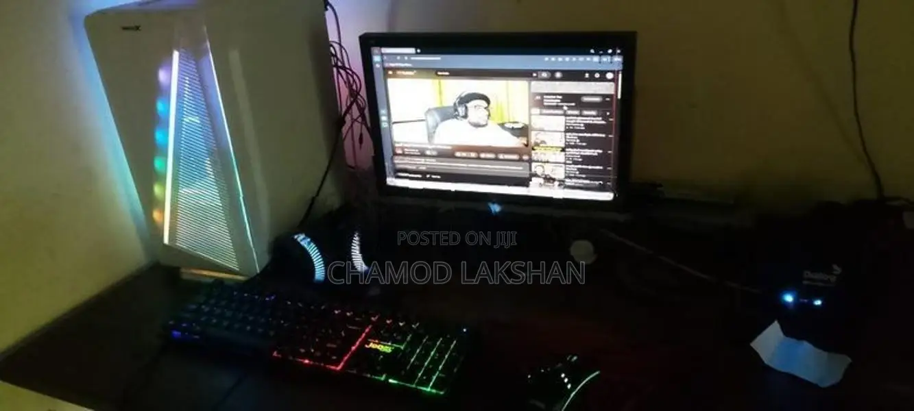 Gaming Full Set i3 4th Gen 8GB 512GB 19"Monitor