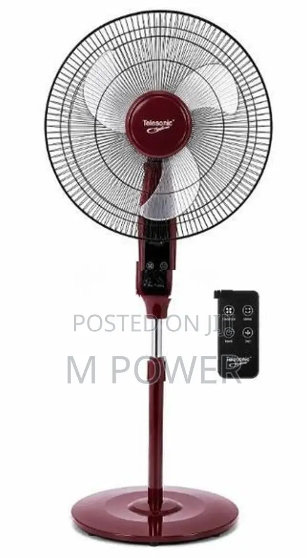 Telesonic Stand Fan with Remote 16" Tl-1688 Sfr