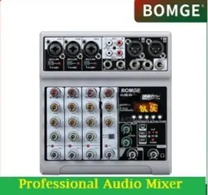 Bomge- Professional Audio Mixer - 5 Channels Compact Console- Brand Ne