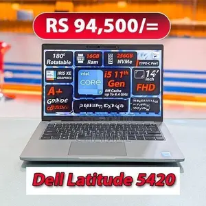 Dell Latitude 5420 Core i5-11th Gen 8GB 256GB Nvme SSD Laptops