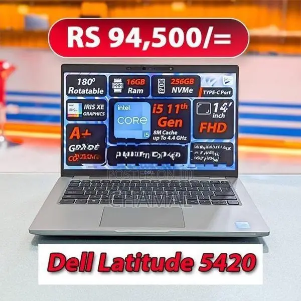 Dell Latitude 5420 Core i5-11th Gen 8GB 256GB Nvme SSD Laptops