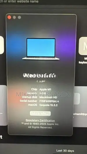 Apple MacBook Air M1 2020 – 8GB RAM / 256GB SSD