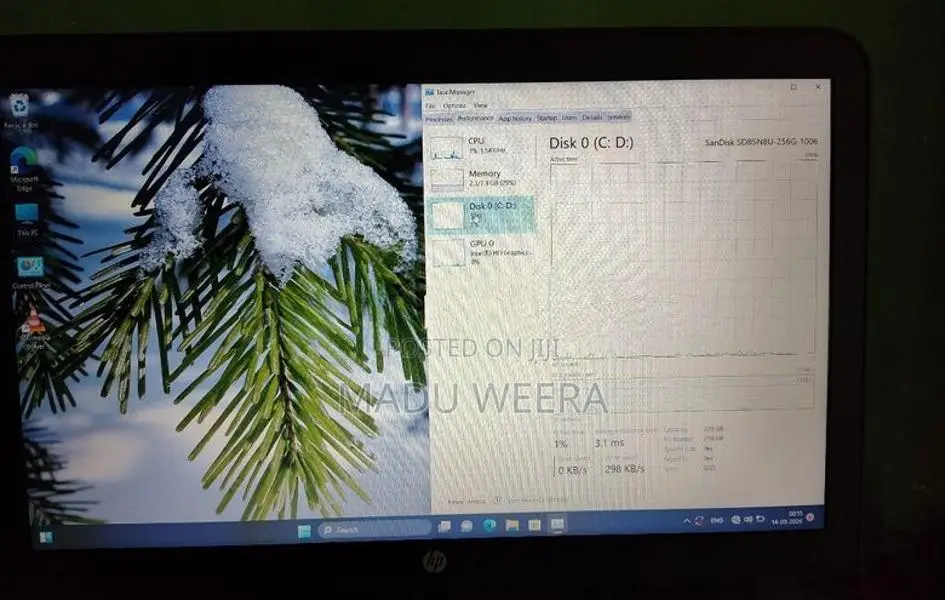 HP Probook 450 g3 i5 6gen 8GB RAM ,250m.2 SSD