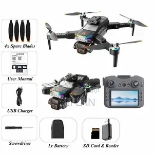 JS39P Drone HD Camera Brushless With LCD Screen Remote