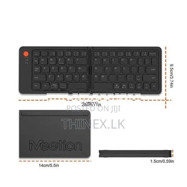 Meetion Btk001 Bluetooth Folding Keyboard