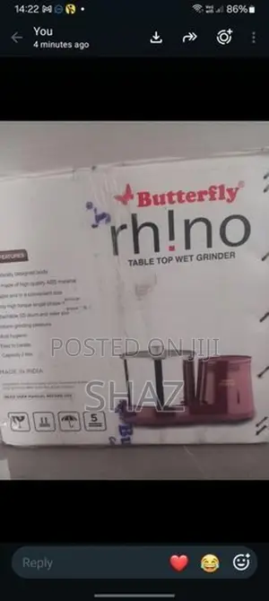 Butterfly Wet Grinder