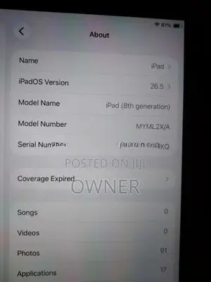 iPad 8th Gen 128GB