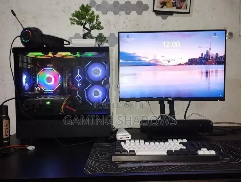 ASUS “i5 7th Gen RX 580 8GB 16GB RAM 24" IPS Gaming PC Setup