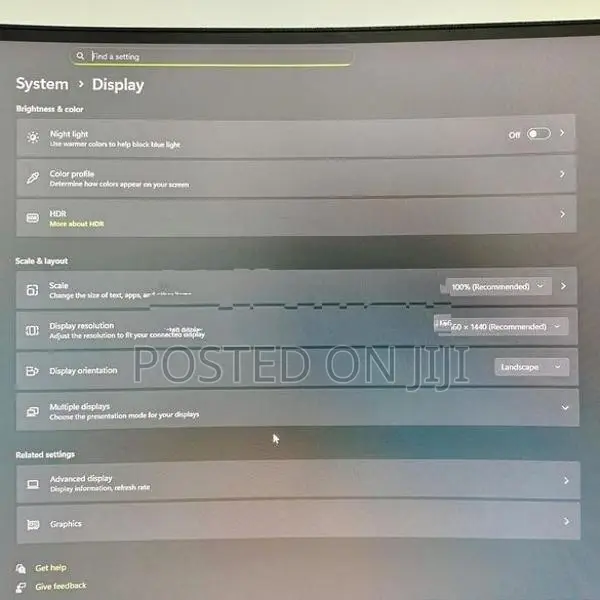 HKC 32 Inch 2k 144hz Monitor