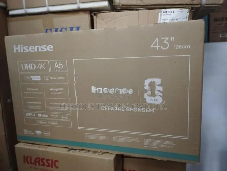 New Hisense 43 Inch 4K Smart Ultra HD TV