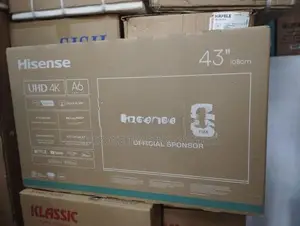 New "HISENSE" 43 inch 4K Ultra HD Smart TV