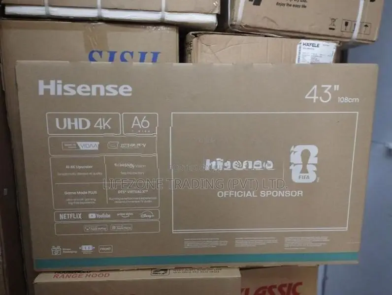 New "HISENSE" 43 inch 4K Ultra HD Smart TV