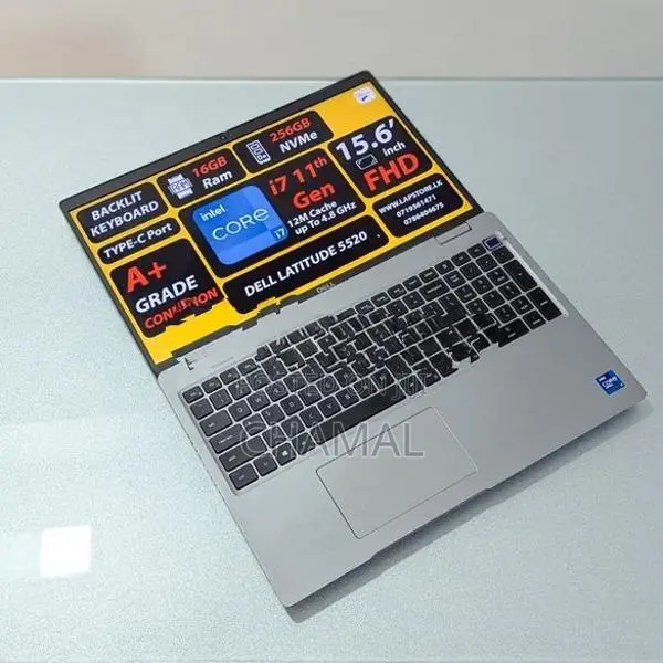 Brandnew Dell Latitude 5520 Core i7 \11Gen \16GB RAM \512GB SSD Laptop