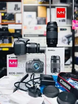 Canon EOS 2000D Canera Full Set Box