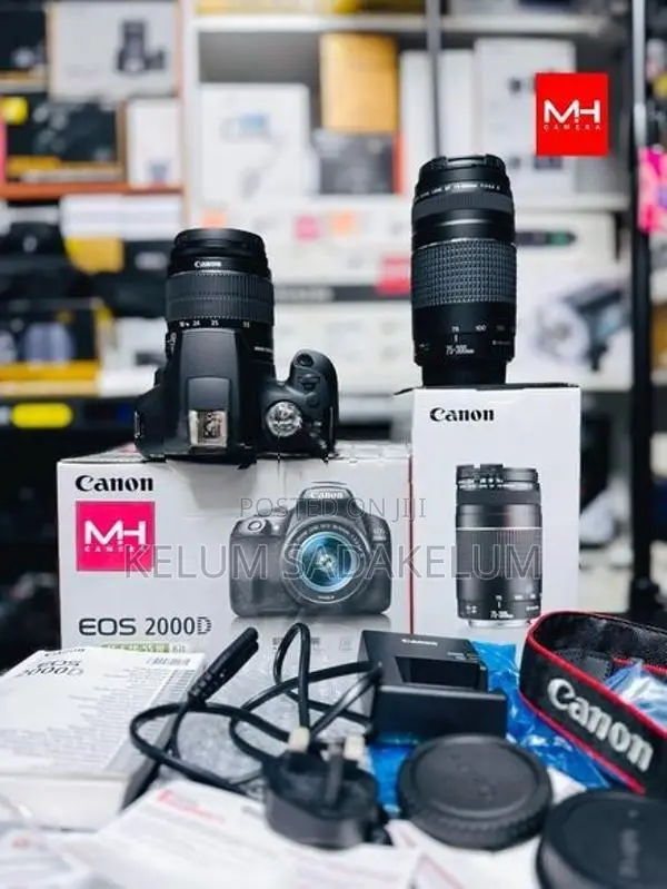 Canon EOS 2000D Canera Full Set Box
