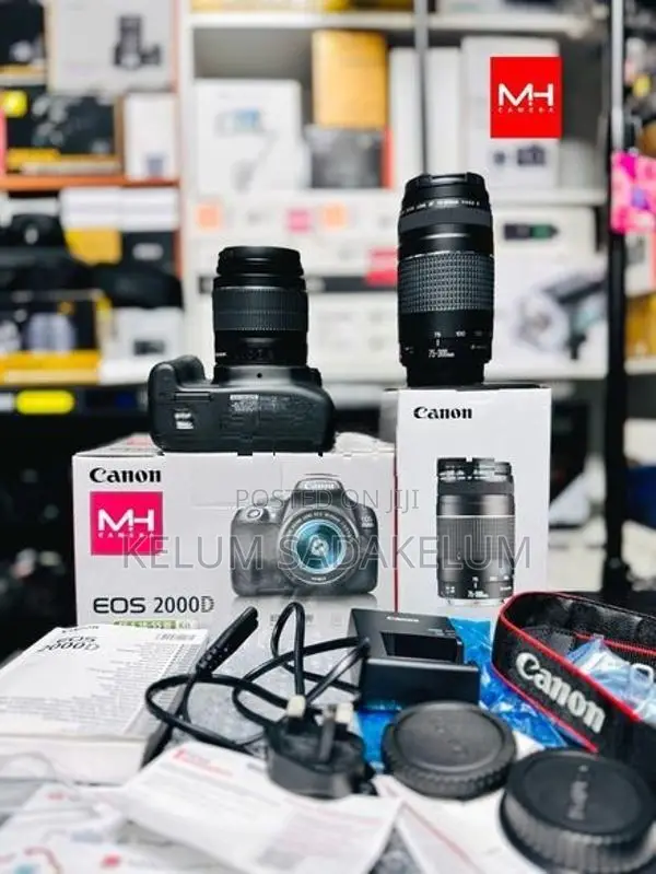 Canon EOS 2000D Canera Full Set Box