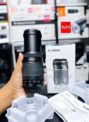 Canon EF 75.300mm Lens Full Set Box