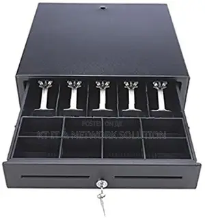 Cash Drawer 5 Notes 8 Coins - Black Color Heavy Duty 16 x 16' Inch