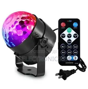 Sound Activated Rotating Disco Light Colorful LED Stage