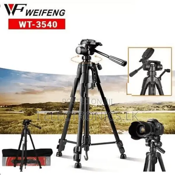 WEIFENG WT-3540 1.6M Professional Camera Tripod for DSLR