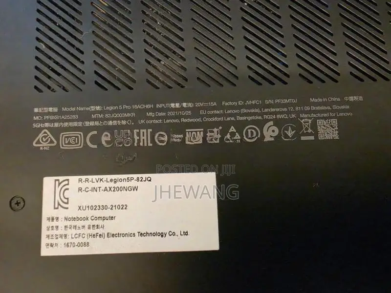 Lenovo Legion 5 Pro Ryzen 7 Gaming Laptop