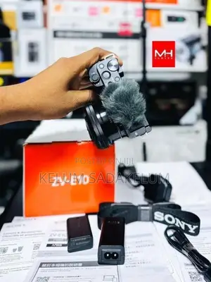 Sony ZVE10 4K Mirrorless Camera Full Set Box