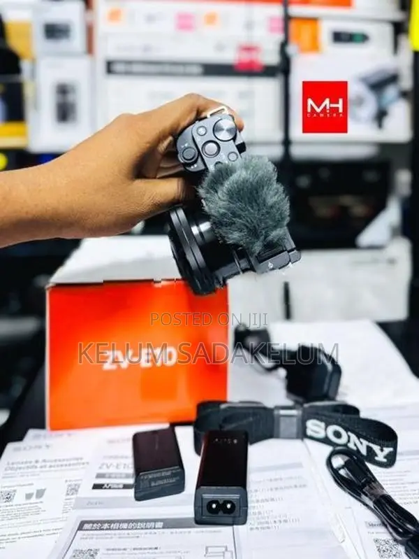 Sony ZVE10 4K Mirrorless Camera Full Set Box