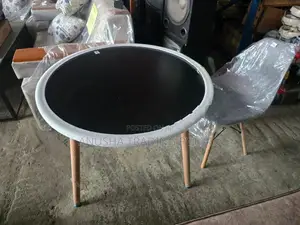 ​Modern Round Black Dining Table