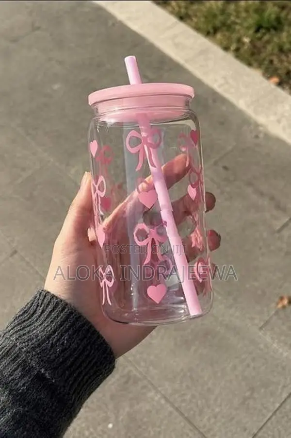 Glass Bamboo Lid (500ml)