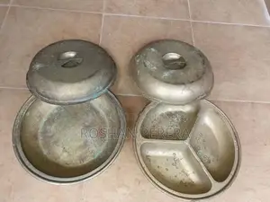 Title: Rare Family Heirloom: Antique Era Silver-Plated Brass Dishes
