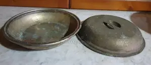 Title: Rare Family Heirloom: Antique Era Silver-Plated Brass Dishes