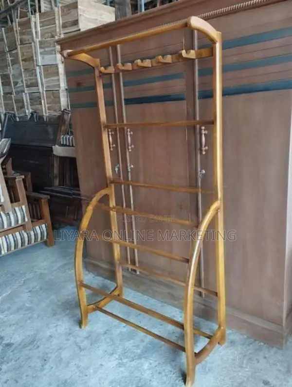 New Towel Rack - Teak Wood