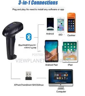 2D Mobile Supported Portable Bluetooth Barcode Scanner YHD-1100DB