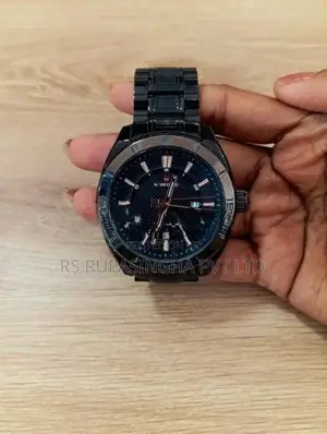 Naviforce Black Colour Hand Watch