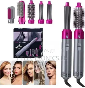 5-in-1 Hot Air Styler – Multi-Function Blow Dryer & Hair Curler