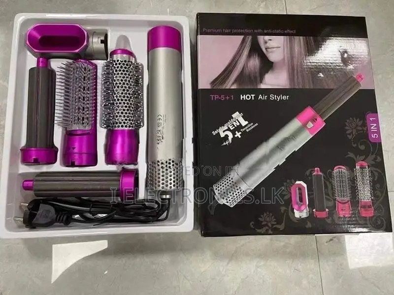 5-in-1 Hot Air Styler – Multi-Function Blow Dryer & Hair Curler