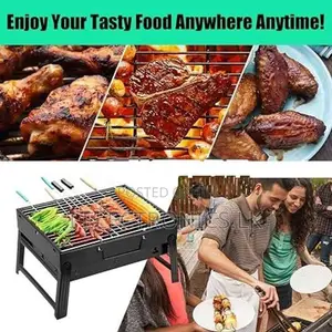 Foldable BBQ Grill Lightweight Small Portable Camping Charcoal