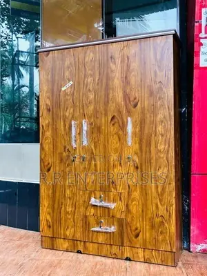 New 3 Door Brown Melamine Wardrobes