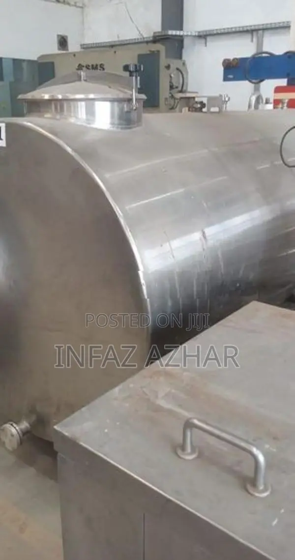 Brand New Stainless Steel 2000 Liter Tank For Dairy Production
