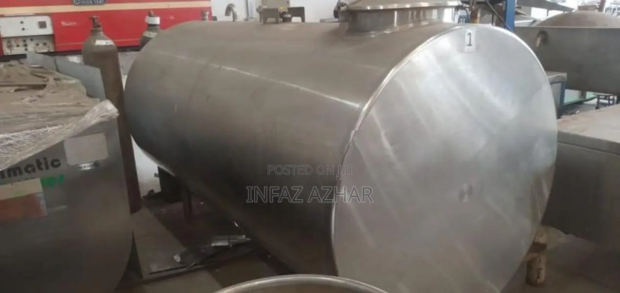 Brand New Stainless Steel 2000 Liter Tank For Dairy Production