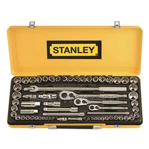 Stanley 64 Piece 1/4" 3/8" With 1/2" Drive Socket Set