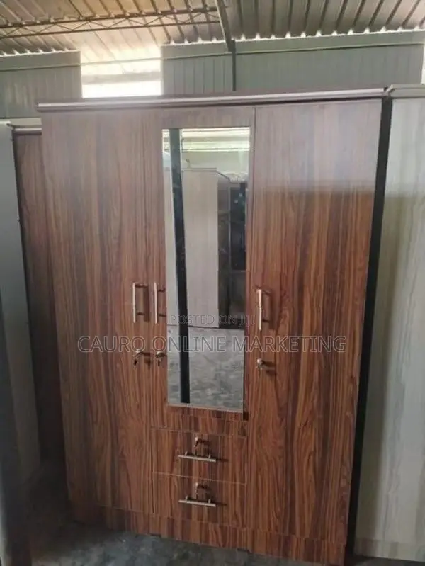 Melamine 3 Door Cupboard 6 X 4 Ft Wardrobe