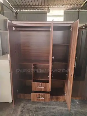 Melamine 3 Door Cupboard 6 X 4 Ft Wardrobe