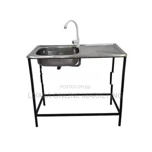 New Sink With Frame - Stainless