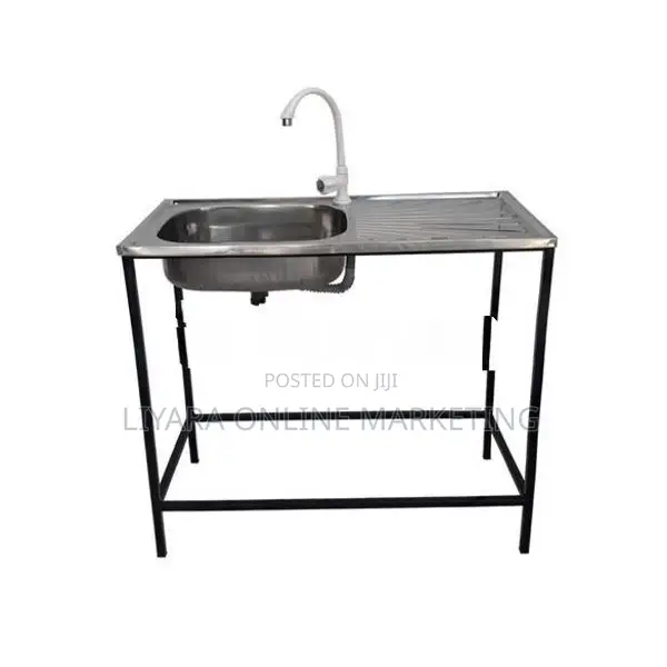 New Sink With Frame - Stainless