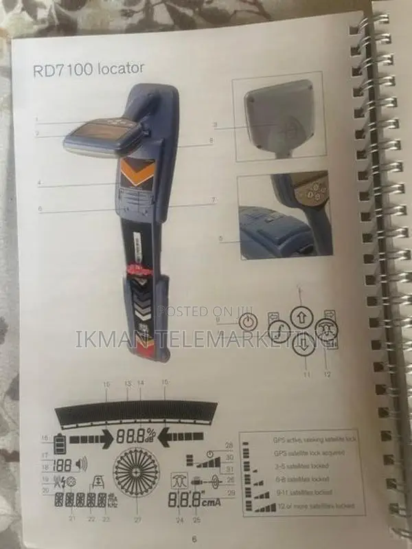 Radio detection RD7100 Locator
