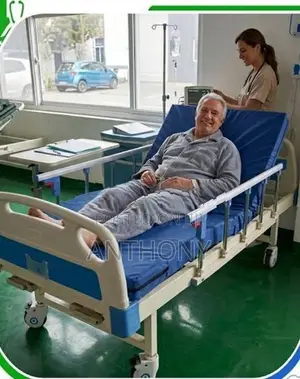 TWO FUNCTION MANUAL HOSPITAL BED
