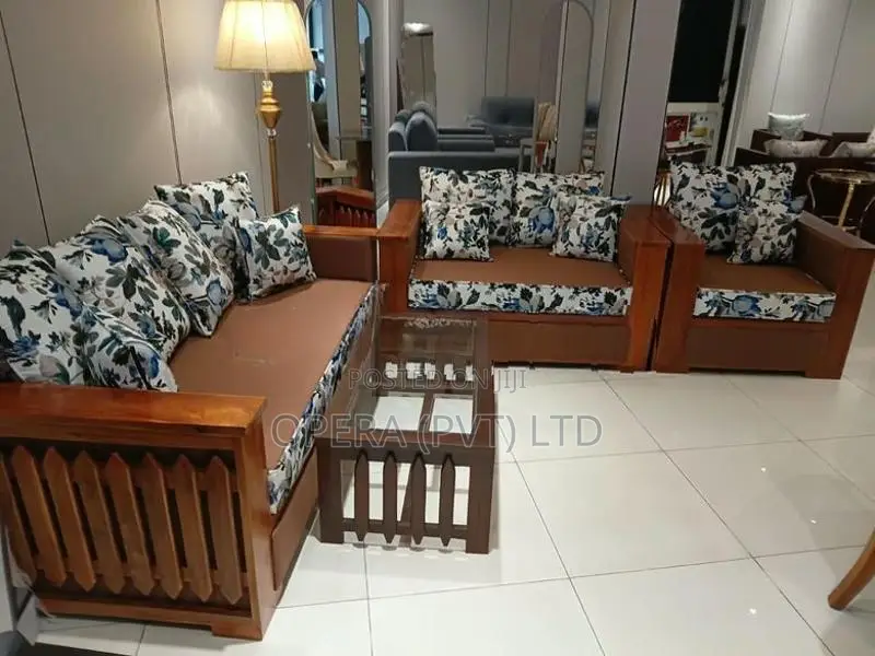 Wooden Sofa Set